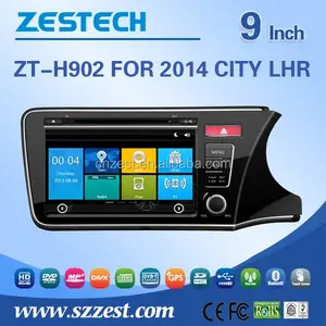 ZESTECH 专业汽车音响系统本田 2014 2015 2 din 车载 dvd 播放器带 gps，收音机, 电视，BT，3G，USB，SD，导航