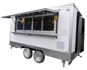 <span class=keywords><strong>Remorque</strong></span> mobile de cuisine d'acier inoxydable de chariots de nourriture réfrigérés Offre Spéciale - Product Image 3