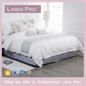 LinenPro Eliya Hôtel Satin Percale Plaine Hôtel Literie Ensemble Hôtel Lit <span class=keywords><strong>Chemin</strong></span> - Product Image 6