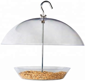 Domo ajustável ajuda a bloquear agachamento e maior observatório de pássaros domes alimentador de pássaros transparente para animais de estimação - Product Image 1