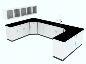 Bàn Phòng Thí Nghiệm Với Bồn Rửa Được Sử Dụng Trong Phòng Thí Nghiệm Phòng Nha Khoa - Product Image 5