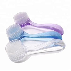 Venta caliente <span class=keywords><strong>precio</strong></span> de fábrica de plástico mango largo de cabeza redonda de <span class=keywords><strong>uñas</strong></span> de manicura cepillo limpiador profesional de alta calidad de cuidado de <span class=keywords><strong>uñas</strong></span> cepillo - Product Image 2