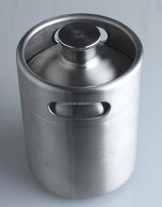 الفولاذ المقاوم للصدأ مصغرة برميل برميل مع الهدر 64 Oz ، بيرة كرافت الخفافيش Brewy 2 لتر برميل ، الطفل حاوية البيرة - Product Image 3