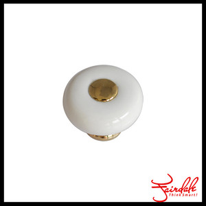 <span class=keywords><strong>el</strong></span> color de oro blanco de cerámica de cocina baratos perillas - Product Image 1
