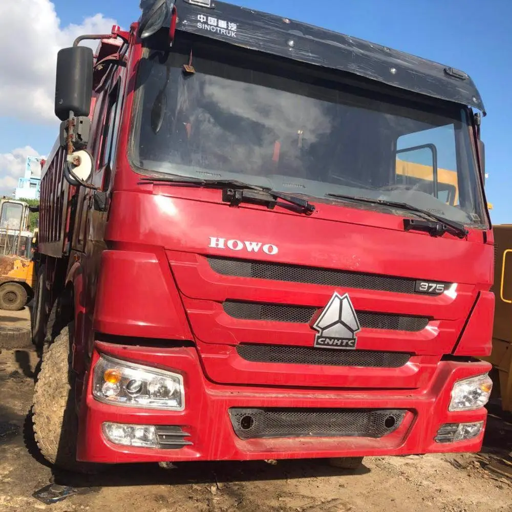Used Construction Equipment Howo 375 Dump Truck with high quality low price for sale
