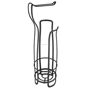 Fil métallique <span class=keywords><strong>Autoportant</strong></span> Papier Hygiénique Titulaire Stand avec une Base Solide - Product Image 2