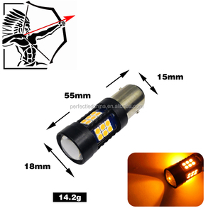 New 12V autotun tín hiệu đảo ngược ánh sáng <span class=keywords><strong>LED</strong></span> phanh ánh sáng <span class=keywords><strong>flasher</strong></span> 1156 BA15S 1157 BAY15D bóng đèn 27SMD xe những người khác xe ánh sáng phụ kiện - Product Image 5