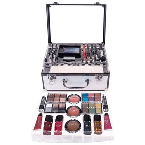 Profesional completa de aluminio Kit de maquillaje belleza cosmética caja de regalo a juego de vanidad - Product Image 2