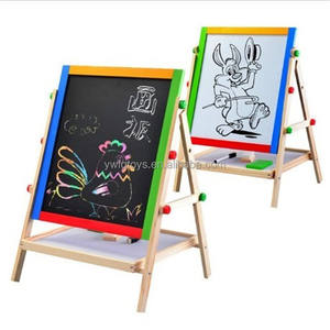 2017 neue design holz magie reißbrett hochwertigem holz kinder beste holz löschbaren magnetischen zeichnung für kleinkinder - Product Image 3