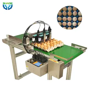 Automation Egg Expiry Date Inkjet Printer Egg Carton Printing Machine