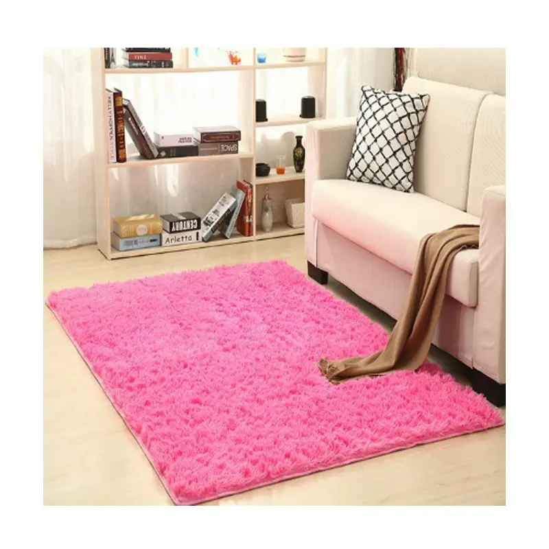 Massive Teppiche Rosa Lila Teppich Dickeres Badezimmer Rutsch feste Matte Teppich für Wohnzimmer Weiche Kinderzimmer matte