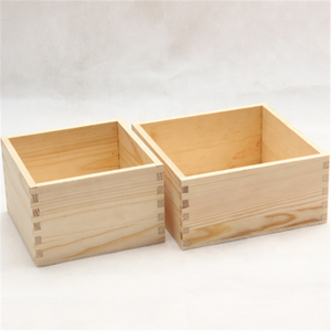 Thông Tự Nhiên Hộp Vuông Với Mở Trên Đầu Tùy Chỉnh Craft Hộp Gỗ Mà Không Cần Nắp Cho Kỳ Nghỉ Hampers Quà Tặng Công Ty Gói - Product Image 2