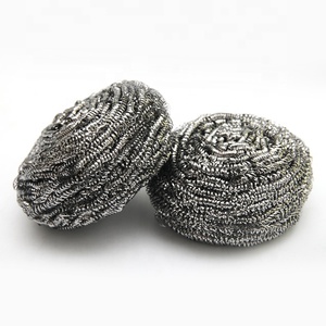 40g * 2pcs 금속 수세미 스테인리스 수세미 가구 부엌 청소 공 청소 제품 부엌 청결한 수세미