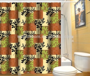 <span class=keywords><strong>Rideau</strong></span> <span class=keywords><strong>de</strong></span> <span class=keywords><strong>douche</strong></span> carré en polyester, noir, pas cher et créatif - Product Image 1