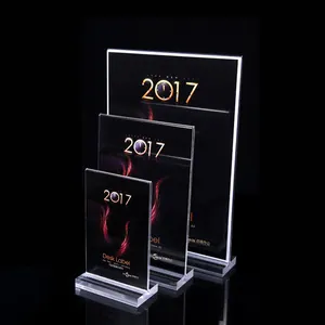 Acrylic card holder post card display stand flyer display stand