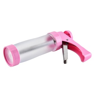 <span class=keywords><strong>Kit</strong></span> de pistola de prensa de galletas de plástico, 16 <span class=keywords><strong>discos</strong></span> <span class=keywords><strong>y</strong></span> 6 puntas de glaseado para galletas DIY - Product Image 2