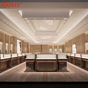 High End Lüks Modern moda takı Mağazası Iç Tasarım Fikirleri Mücevherat Mağazaları