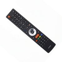 Control Remoto de TV EN-33926 de Repuesto para Hisense Smart LED TV, ABS Negro, Infrarrojo, Código Fijo