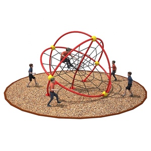 Agujero de perforación Ftness equipos de escalada neto marcos para las escuelas, parque de atracciones los niños de los niños juegos infantiles al aire libre 5-8 niños - Product Image 1