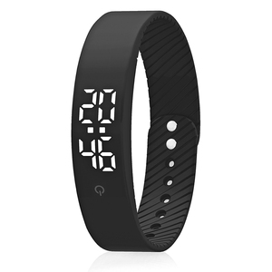 Nga Fine Khuyến Mãi Quà Tặng Silica Sản Phẩm 2018 Hot LED Thông Minh Bracelet Pedometer Silicone Band Cho Thế Giới Người Mua - Product Image 6