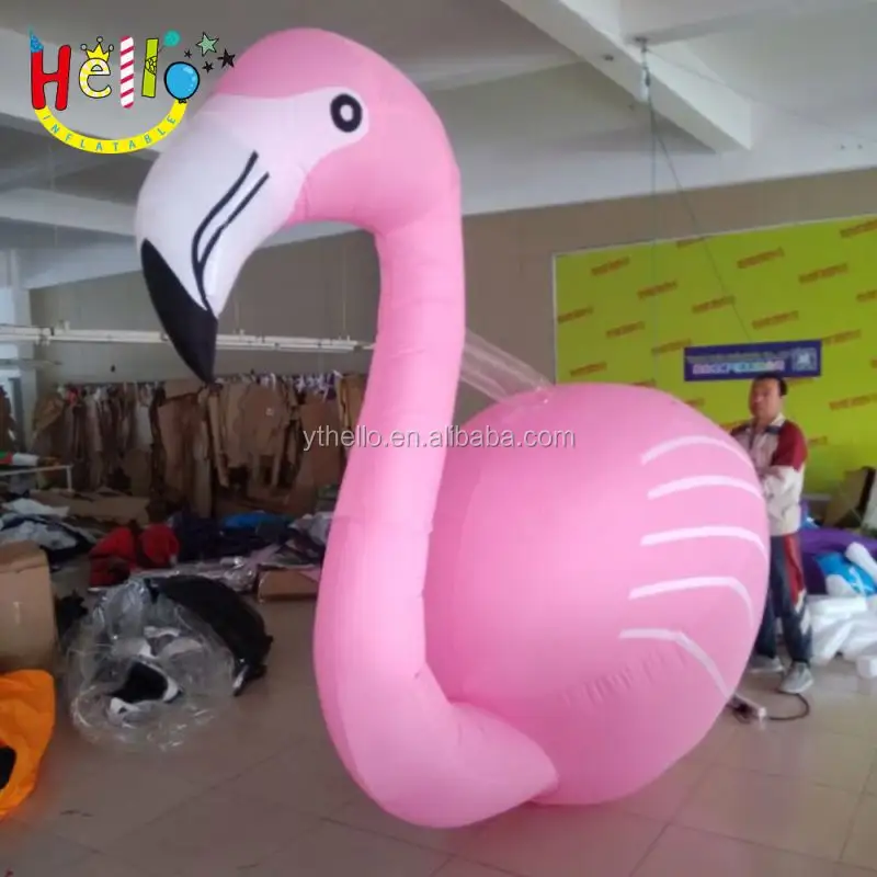 Tùy chỉnh Inflatable phim hoạt hình mô hình động vật Inflatable màu hồng chim