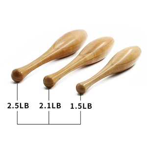 Equipo <span class=keywords><strong>de</strong></span> Gimnasio, Entrenamiento, Clubbell Indio <span class=keywords><strong>de</strong></span> Madera - Product Image 2