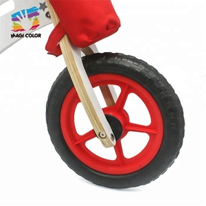 Vélo de poussée <span class=keywords><strong>en</strong></span> <span class=keywords><strong>bois</strong></span> pour enfants, <span class=keywords><strong>sans</strong></span> pédales, équilibre, haute qualité, jeu d'apprentissage,, offre spéciale - Product Image 5