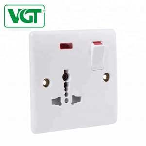 Britannique standard électrique 1 gang 1way interrupteur bs interrupteur mural <span class=keywords><strong>prise</strong></span> fusionné <span class=keywords><strong>danemark</strong></span> - Product Image 1