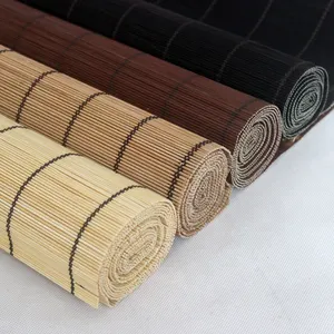 Blackout Outdoor Bamboo Roller Window Shades