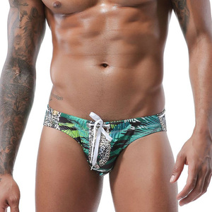 2019 nouveau Nadar léopard maillots de bain hommes Sexybriefs troncs hommes maillot de bain natation natation <span class=keywords><strong>surf</strong></span> plage Shorts Bikini Sunga pour hommes - Product Image 3