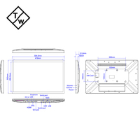 Tablet PC Industrial de 21.5 Pulgadas con Pantalla Táctil Múltiple IPS de 1920x1080 y Sistema Operativo Android 11