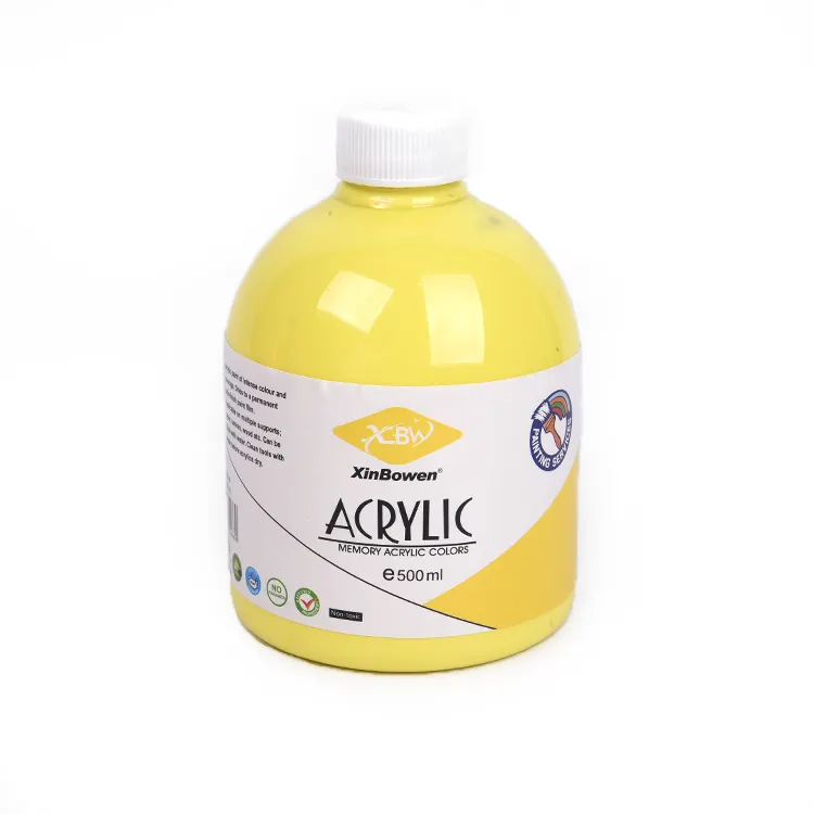 Groothandel Niet-giftige Acrylverf 18 Kleuren 500Ml Kunstenaars Acrylverf