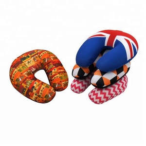 Cuscino collo personalizzato da viaggio in microsfere