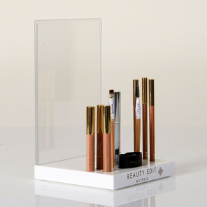 Lucite chăm sóc cá nhân sản phẩm Tester hiển thị perspex Nước hoa Pop hiển thị truy cập đứng màu đen <span class=keywords><strong>Acrylic</strong></span> mỹ phẩm glorifier đơn vị - Product Image 3