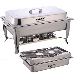 Tienda de comida rápida de acero inoxidable 9L económico chafer - Product Image 6