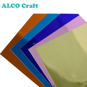Carton de papier doré métallique taille A4, 50 pièces, pour scrapbooking, ook - Product Image 2