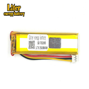 Socket 2.0-3 P 3.7 V 702890 2800 mah factory high quality lithium polymer battery rechargeable li-ion battery lipo - Product Image 2