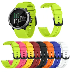 IVANHOE Bands untuk Vivoactive 3/Forerunner 645/Galaxy Watch 42Mm/Amazfit Bip, 20Mm Tali Olahraga Pengganti Silikon Lembut