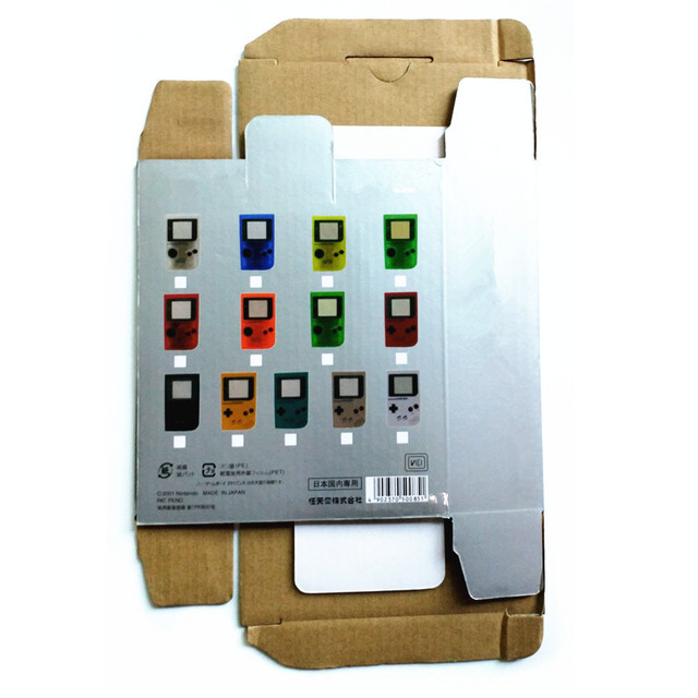 Game Retail Packing Box Console Paper case for GB Classic for Gameboy Original Player DMG GBO