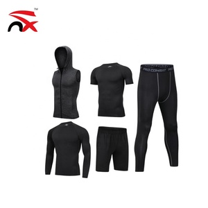 Set di <span class=keywords><strong>Abbigliamento</strong></span> Sportivo da <span class=keywords><strong>Palestra</strong></span> per <span class=keywords><strong>Uomo</strong></span>, 5 Pezzi, Vendita all'Ingrosso - Product Image 6