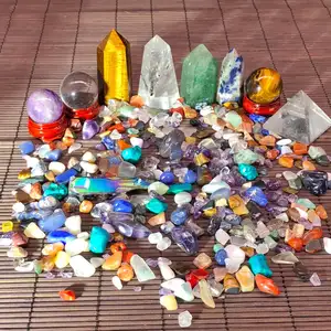 Grosir Indah Banyak Kristal Kuarsa Alami Obelisk & Bola Spesimen Mineral Kasar