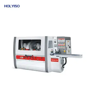 Holyiso planador industrial para madeira resistente, automático, 4 moulder lateral mbq512a