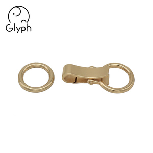 Metallo di alta qualità clip anteriore clip di chiusura fibbia a doppio anello fibbia della cintura - Product Image 3