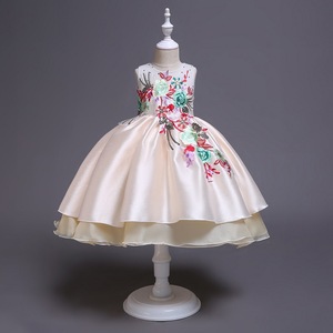 Commercio all'ingrosso Principessa Lunghi Ragazze Pageant Abiti Per Bambini Prom Dresses Puffy Ricamato Abito di Sfera - Product Image 5
