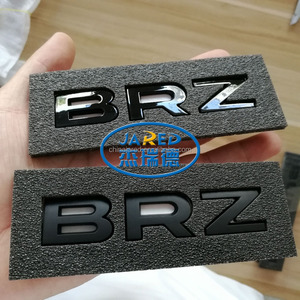 Personalizado al por mayor Abs letras cromo modificado coche japonés con Brz coche emblema pegatina con autoadhesivo - Product Image 1