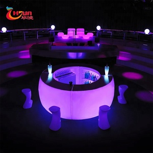Barra redonda de luz LED con iluminación móvil, barra moderna para vino, jugo, venta al por mayor, fábrica de China - Product Image 5