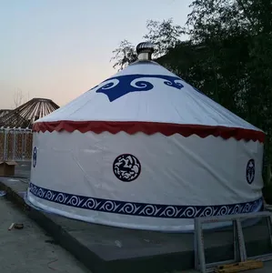 Lều Mùa Đông Yurt Luxury Mông Cổ Được Sử Dụng Cho Lều Cắm Trại Ngoài Trời