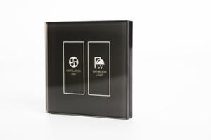 Đặc Biệt Màu Xám 4 Gang Khách Sạn Phòng Khách Chuyển Đổi Ánh Sáng Công Tắc Cảm Ứng Với Công Tắc Điều Khiển Chính Thông Minh - Product Image 3