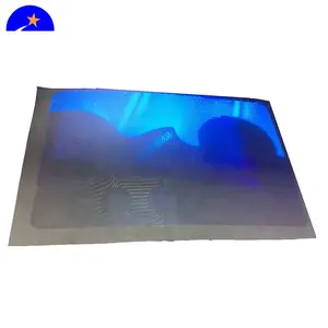 Superposiciones de holograma de identificación, tipo de pegatina adhesiva y característica anti-falsificaciones superposición de holograma de identificación uv