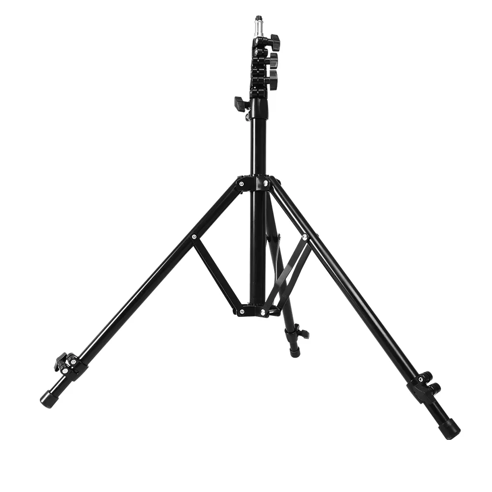 Factory price aluminum reversible stand studio photography standing LED light photography folding light weight stand